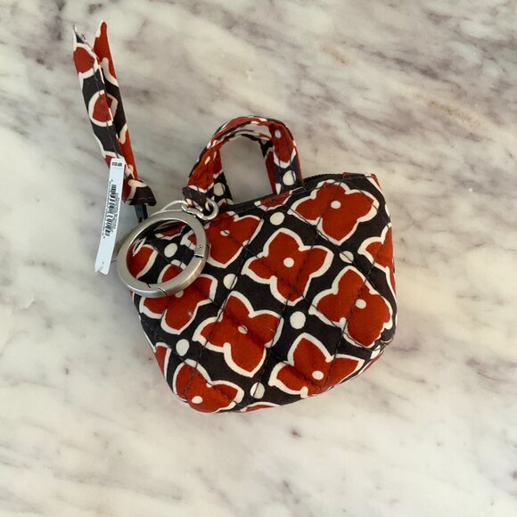 VERA BRADLEY Women's Cotton Original Tote Bag Charm in Moorish - Picture 3 of 8